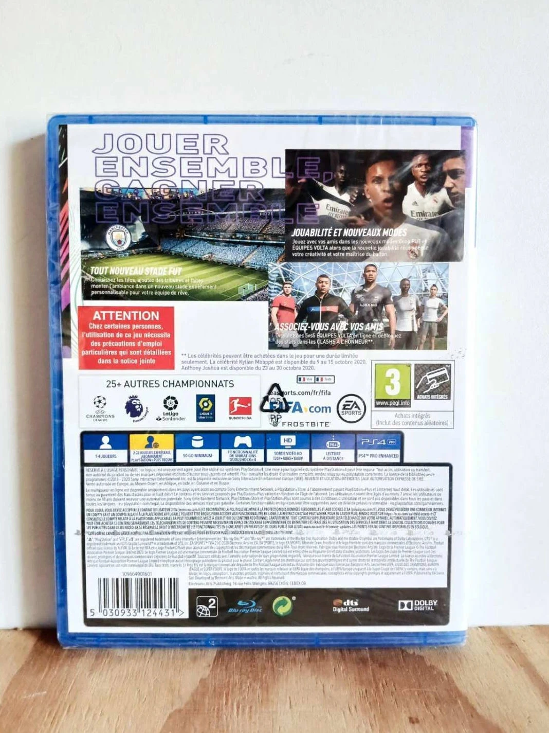 Jogo Fifa 21 Ps4 Blister VG – photo 2